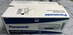 Panasonic BLUE LINE PV-V4524S 4 Head Hi-Fi Omnivision VHS VCR W/ BOX & Remote