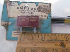 Workman Amp fuse Zenith part number 1 36-66 W2000-1