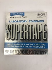 Realistic Laboratory Standard Supertape New Formula Oxide Coating 1200 Ft 7″ NEW