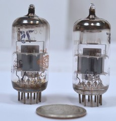 6DJ8 AMPEREX 6922 ECC88 TRIODE MATCHED 82% GLOBE HOLLAND AUDIO AMPLIFIER TUBE S
