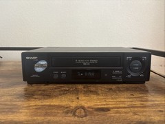 Sharp VC-H972U 4-Head Hi-Fi VHS Video Cassette Recorder Player Tested No Remote
