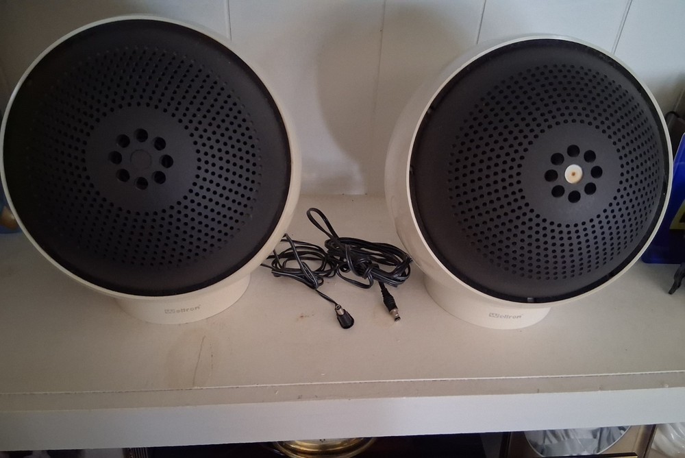 WELTRON Original Speakers TESTED AND WORKS!
