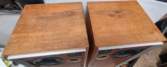 Vintage IMF TLS-50 Speakers Working. some Issues Please see pics/video England