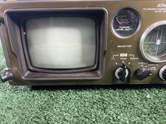 Vintage 1978 JCPenney Solid State TV Raido/Cassette Recorder Tested Video Proof