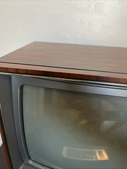 Zenith Space Command Color CRT TV SE1315W 13″ Color Retro Gaming Wood Grain