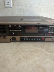 Vintage Sony Betamax VCR SL-2410 BETA Video Cassette Recorder Working