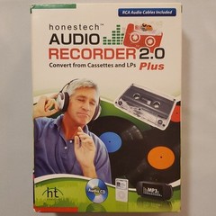 Honestech Audio Recorder 2.0 convert cassettes and LPs to mp3s Windows Vista