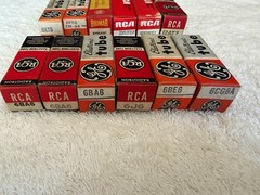 LOT of 18 VINTAGE VACUUM TUBES- Some New- None Tested