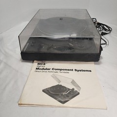 MCS (Technics) 683-6601 DIRECT DRIVE Auto Turntable w/SHURE CART + Manual JAPAN