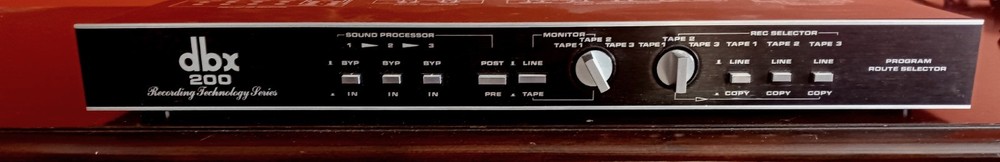 Vintage DBX 200 Program Route Selector/ Recording Technology Series