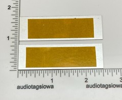 Altec Lansing Badge Logo Emblem Pair Custom Made Aluminum Self Stick