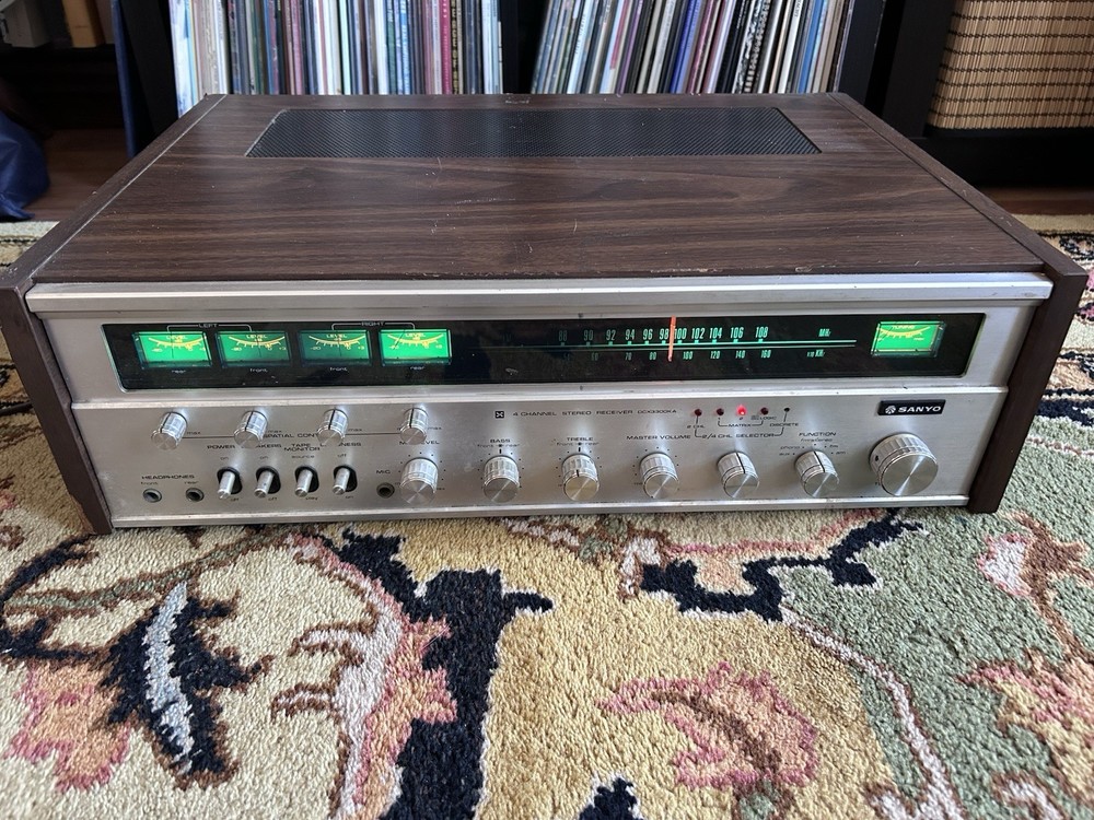 Sanyo DCX3300KA Stereo Receiver Vintage 1970’s Quadraphonic Unit See Description