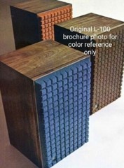 Ultra Blue ‘Sculptured Air’ Foam Grille Inserts..JBL L-100 Century speaker