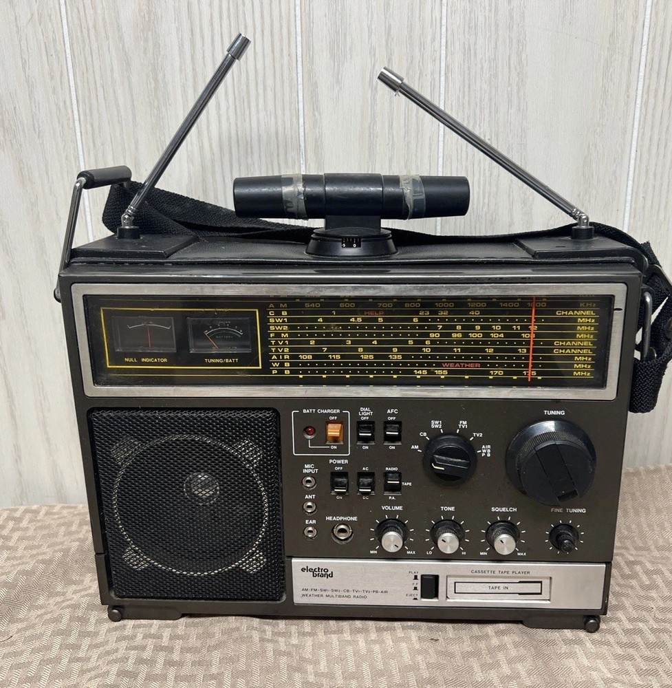 Electro Brand Model 2971 10 Band Shortwave Radio See Description Radio – Parts