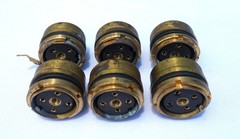 5935-00-376-9334 4-Pin Electrical Receptacle Connector (Lot of 6pcs)
