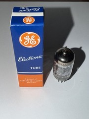 GE Triple Mica 5814 / 12AU7 Vacuum Tube Tests Good On Calibrated B&K 606