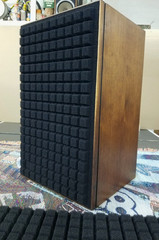 Pair of 2 Black Foam speaker grille inserts.. Fits Vintage JBL L-100 Century