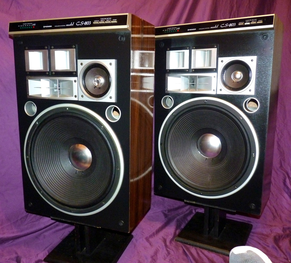 VINTAGE PIONEER CS- 803 4-WAY 5-DRIVER SPEAKERS W/ 16 INCH BASS DRIVERS!!