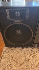 Vintage FISHER BOOM BOX ph 430k 240-220-120v Works!