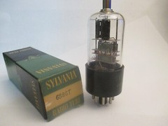 6S8GT Sylvania Vacuum Tube, with box Tested Strong Guaranteed 6S8