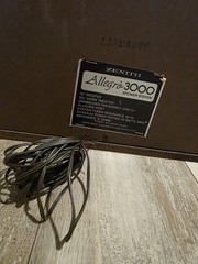 Zenith Allegro 3000 stereo speaker pair vintage 1970s excellent condition