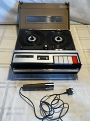 Wollensak 3M Reel to Reel Tape Recorder w/ Microphone Mid Century Audio Recorder