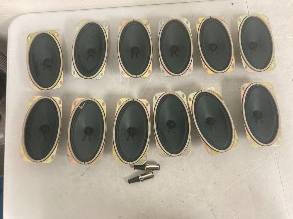 Lot of 12 SK 74-2B 1Ω Alnico Speakers for Reel-to-Reel Recorder Parts