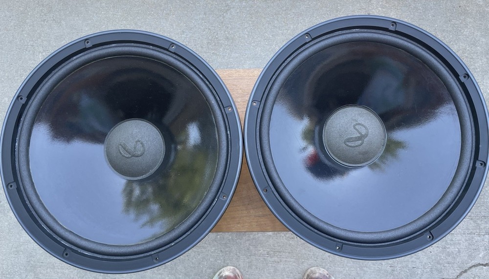 Pair Infinity 902-2687 15”Woofer Speakers New Surrounds 3.5 DCR SM 150 152 155
