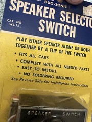 Vintage Array Duo-Sonic Speaker Selector Switch 3 Way