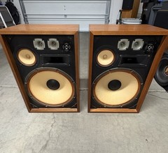 Very Cool Pair Of Rare Vintage Kenwood KL-7080, 6 Speakers Per Cabinet, 🔥🔥🔥