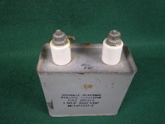 Vingate Electronics General Electric 28F213 pyranol capacitor 1mu-F 3000vdc 3000