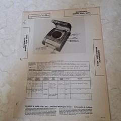 ELECTROMATIC 606A 607A Phono Receiver Manual 1948 Illustrated Photofact