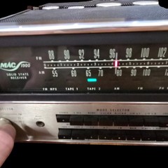 McIntosh MAC 1900 Solid State Stereo Receiver with Analog Tuner Dial working