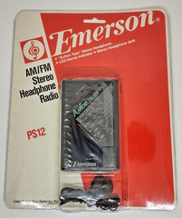 Emerson PS12 AM/FM Pocket Stereo Radio *See Details*