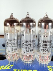 Lot of 3 ( Trio ) Sovtek EL84 6BQ5 Tested Good Tube