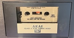 AKAI GXC-730D Auto Reverse Stereo Cassette Deck Glass Ferrite Head – See Video