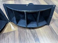 Altec Lansing 811-B Horns. Flat Black. Horns Only. No Drivers. Nice Shape.