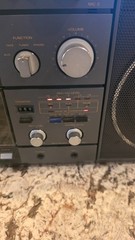 Vintage FISHER BOOM BOX ph 430k 240-220-120v Works!