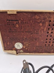 Vintage Panasonic RE-6283 FM AM Radio Tabletop Tested Works