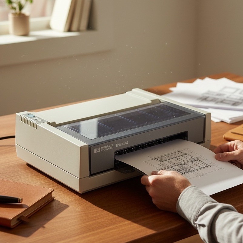 Hewlett Packard 2225C Thinkjet Printer Made in Singapore