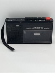 Vintage Realistic CTR-85 Portable Cassette Tape Recorder/Player Working