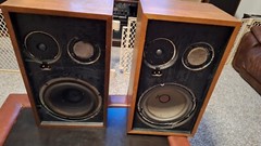 ACOUSTIC RESEARCH AR-2AX Pair SPEAKERS Sounds Great No Cover No Return