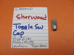 📈SHERWOOD TOGGLE SWITCH CAP MATTE SILVER S-8300 CP STEREO RECEIVER