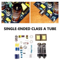 HiFi EL34 Vacuum Tube Amplifier Class A Single-ended Stereo Audio Amp DIY Kit
