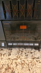 Vintage FISHER BOOM BOX ph 430k 240-220-120v Works!