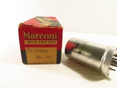 vintage Marconi Valve Tube X81, FREE 2-3 Day Ship!!! Pre-owned