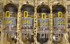 4 x RFT ECC85 6AQ8 Tubes