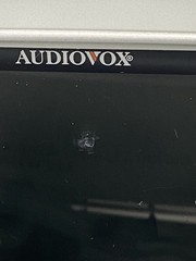 RARE Audiovox VBP3000 Video in a Bag Dual 5″ Screens + Extra Screen Bag Antenna