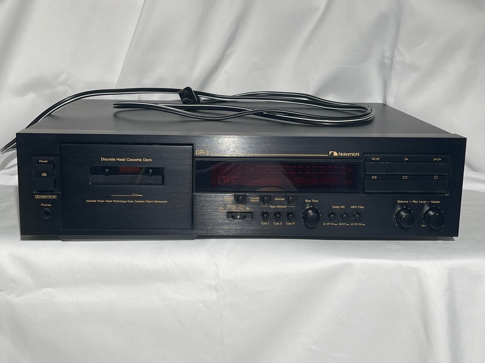 NAKAMICHI DR 2 3-Head Cassette Deck For Repair or Parts