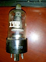 ITT 308 1G3GT / 1B3GT Vintage Electron Tube JAPAN “High Voltage Half Wave” GOOD